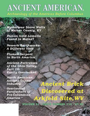 Volume 21, Issue 116: Ancient Brick Discovered at Arkfeld Site, WV